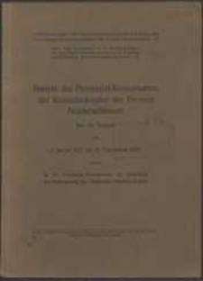 Bericht des Provinzial-Konservators der Kunstdenkmäler der Provinz Niederschlesien überdie Tätigkeit vom 1. Januar 1927 bis 31. Dezember 1929