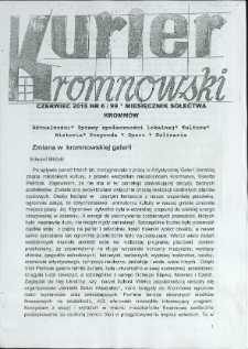 Kurier Kromnowski. Miesięcznik Sołectwa Kromnów, 2015, nr 6 (99)