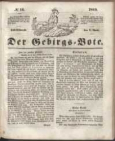 Der Gebirgsbote, 1849, nr 14