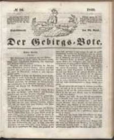 Der Gebirgsbote, 1849, nr 16