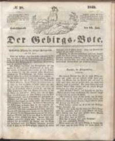Der Gebirgsbote, 1849, nr 28
