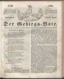Der Gebirgsbote, 1849, nr 33