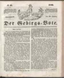 Der Gebirgsbote, 1849, nr 43