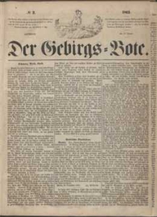 Der Gebirgsbote, 1863, nr 2