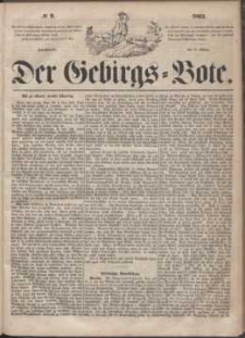 Der Gebirgsbote, 1863, nr 9