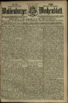 Waldenburger Wochenblatt, Jg. 45, 1899, nr 18