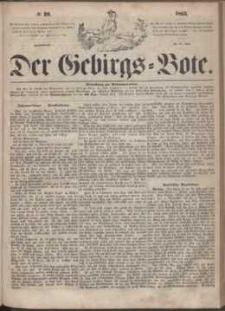 Der Gebirgsbote, 1863, nr 26