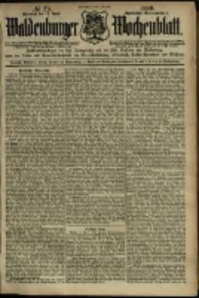 Waldenburger Wochenblatt, Jg. 45, 1899, nr 29