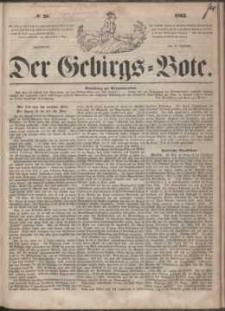 Der Gebirgsbote, 1863, nr 38