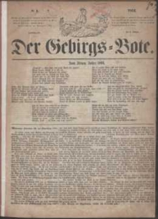 Der Gebirgsbote, 1864, nr 1