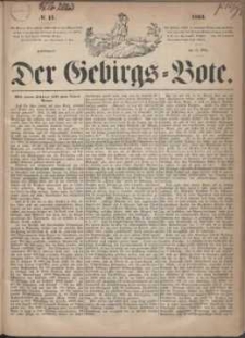 Der Gebirgsbote, 1864, nr 11