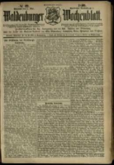 Waldenburger Wochenblatt, Jg. 45, 1899, nr 39