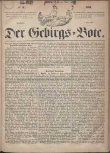 Der Gebirgsbote, 1864, nr 14