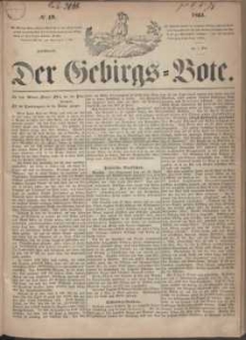 Der Gebirgsbote, 1864, nr 19