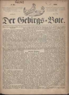 Der Gebirgsbote, 1864, nr 21