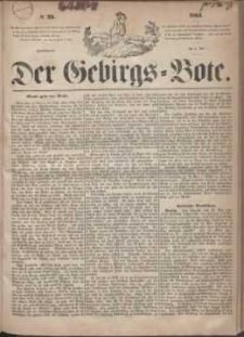 Der Gebirgsbote, 1864, nr 23