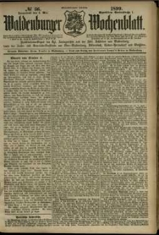 Waldenburger Wochenblatt, Jg. 45, 1899, nr 36