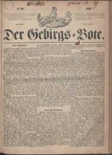 Der Gebirgsbote, 1864, nr 36