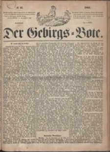 Der Gebirgsbote, 1864, nr 41