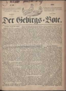 Der Gebirgsbote, 1864, nr 43