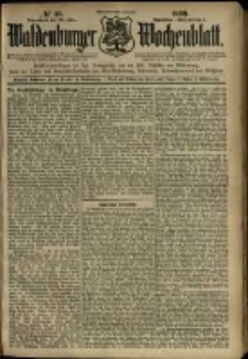 Waldenburger Wochenblatt, Jg. 45, 1899, nr 46