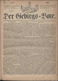 Der Gebirgsbote, 1865, nr 9