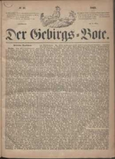 Der Gebirgsbote, 1865, nr 11