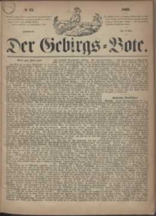 Der Gebirgsbote, 1865, nr 15