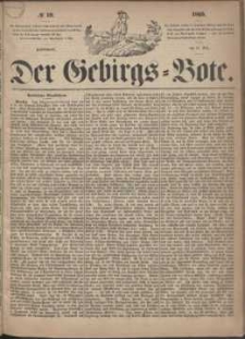 Der Gebirgsbote, 1865, nr 19