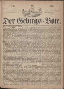 Der Gebirgsbote, 1865, nr 23