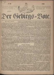 Der Gebirgsbote, 1865, nr 28