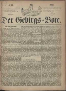 Der Gebirgsbote, 1865, nr 32