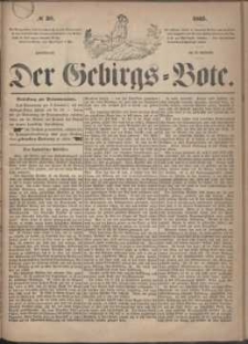 Der Gebirgsbote, 1865, nr 38