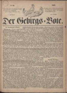 Der Gebirgsbote, 1865, nr 44
