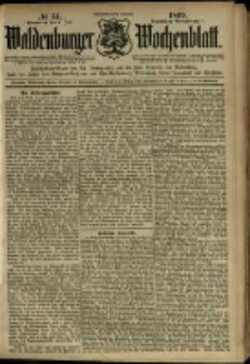 Waldenburger Wochenblatt, Jg. 45, 1899, nr 54