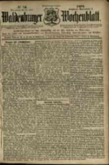 Waldenburger Wochenblatt, Jg. 45, 1899, nr 56