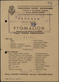 Pygmalion - program [Dokument życia społecznego]