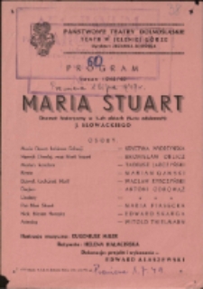 Maria Stuart - program [Dokument życia społecznego]