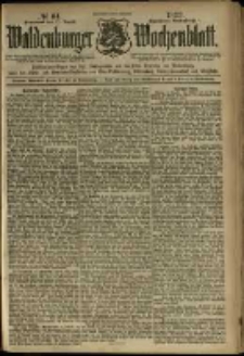 Waldenburger Wochenblatt, Jg. 45, 1899, nr 64