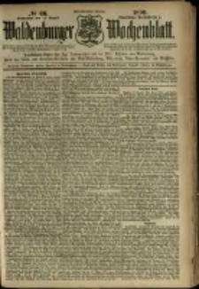 Waldenburger Wochenblatt, Jg. 45, 1899, nr 66