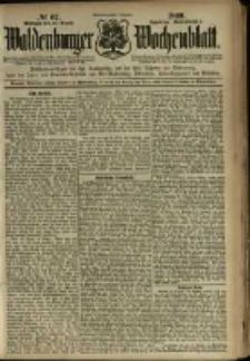 Waldenburger Wochenblatt, Jg. 45, 1899, nr 67