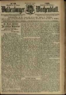 Waldenburger Wochenblatt, Jg. 45, 1899, nr 69