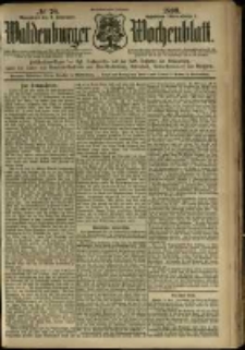 Waldenburger Wochenblatt, Jg. 45, 1899, nr 70