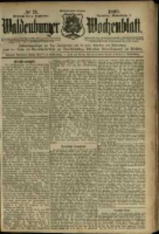 Waldenburger Wochenblatt, Jg. 45, 1899, nr 71