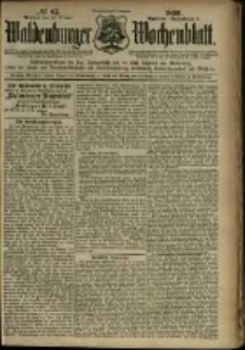Waldenburger Wochenblatt, Jg. 45, 1899, nr 86