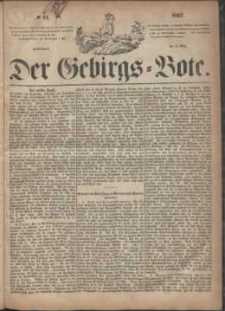 Der Gebirgsbote, 1867, nr 11