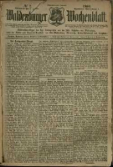 Waldenburger Wochenblatt, Jg. 46, 1900, nr 2