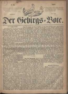 Der Gebirgsbote, 1867, nr 14
