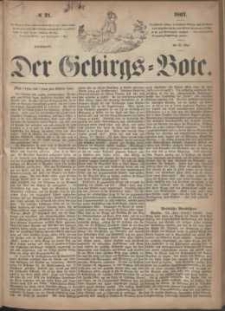 Der Gebirgsbote, 1867, nr 21
