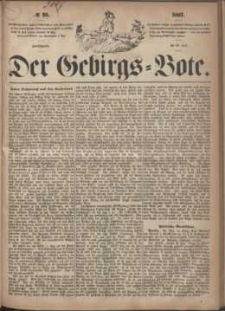 Der Gebirgsbote, 1867, nr 25